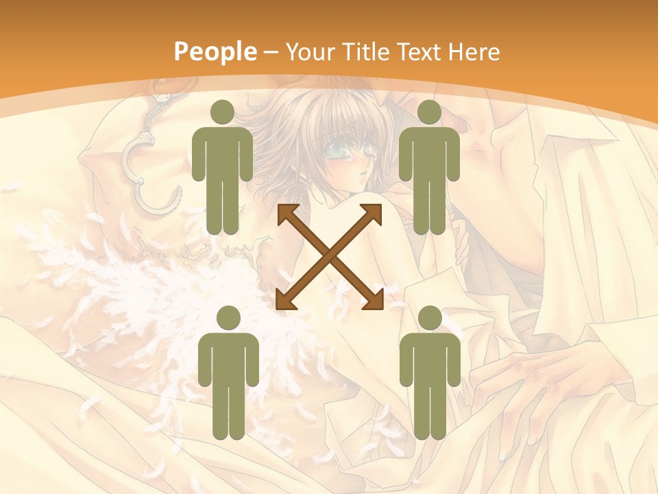 A Man And A Woman Laying In Bed Together PowerPoint Template