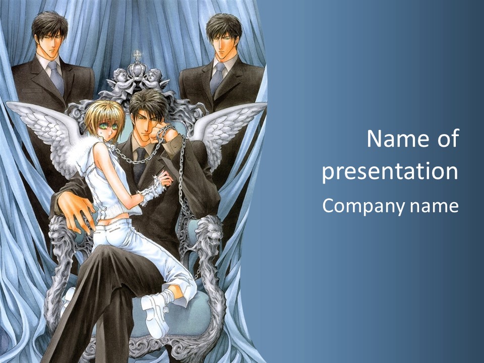 A Group Of People Sitting On Top Of A Chair PowerPoint Template