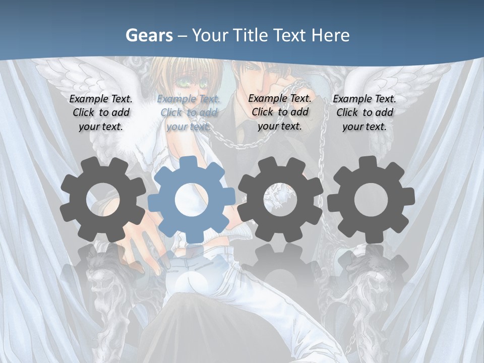 A Group Of People Sitting On Top Of A Chair PowerPoint Template