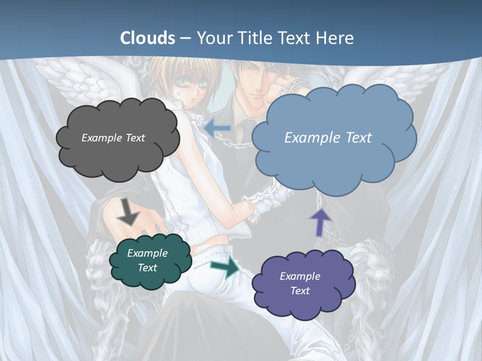 A Group Of People Sitting On Top Of A Chair PowerPoint Template