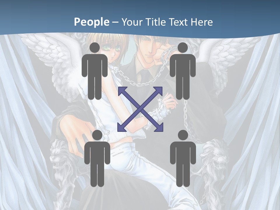 A Group Of People Sitting On Top Of A Chair PowerPoint Template