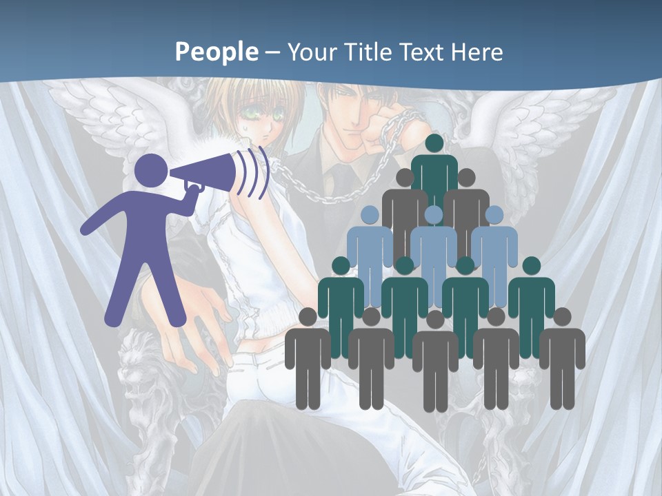 A Group Of People Sitting On Top Of A Chair PowerPoint Template