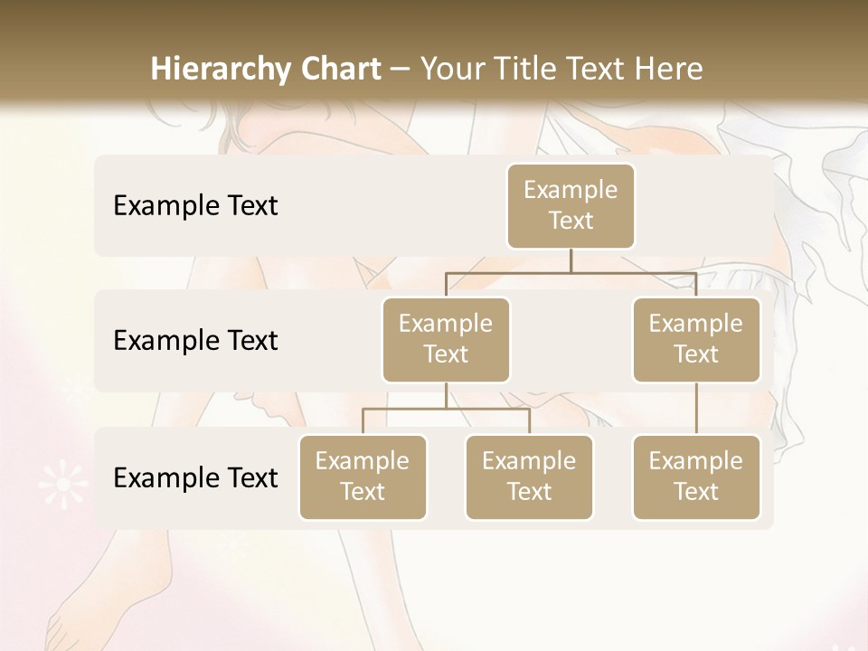 A Naked Woman Is Sitting On A Pink Background PowerPoint Template
