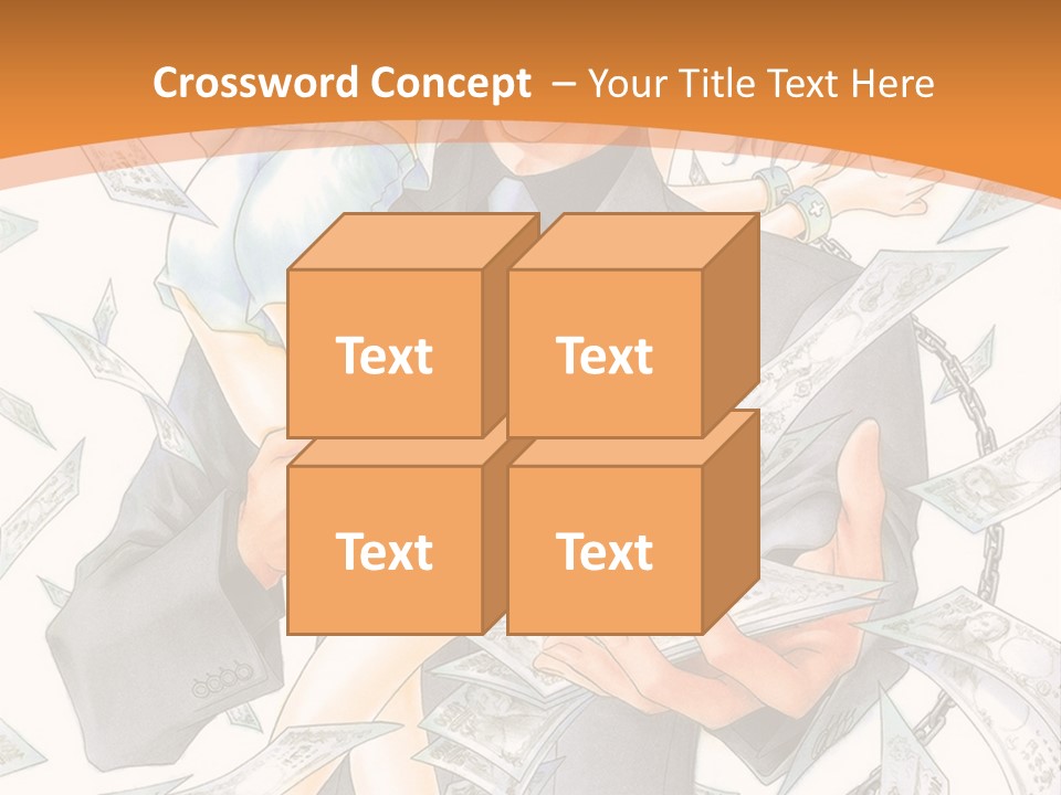 A Man And Woman Are Holding Money In Their Hands PowerPoint Template