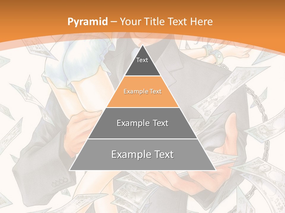 A Man And Woman Are Holding Money In Their Hands PowerPoint Template