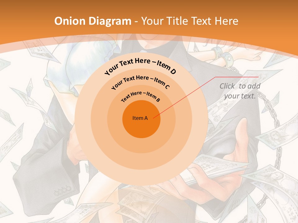 A Man And Woman Are Holding Money In Their Hands PowerPoint Template