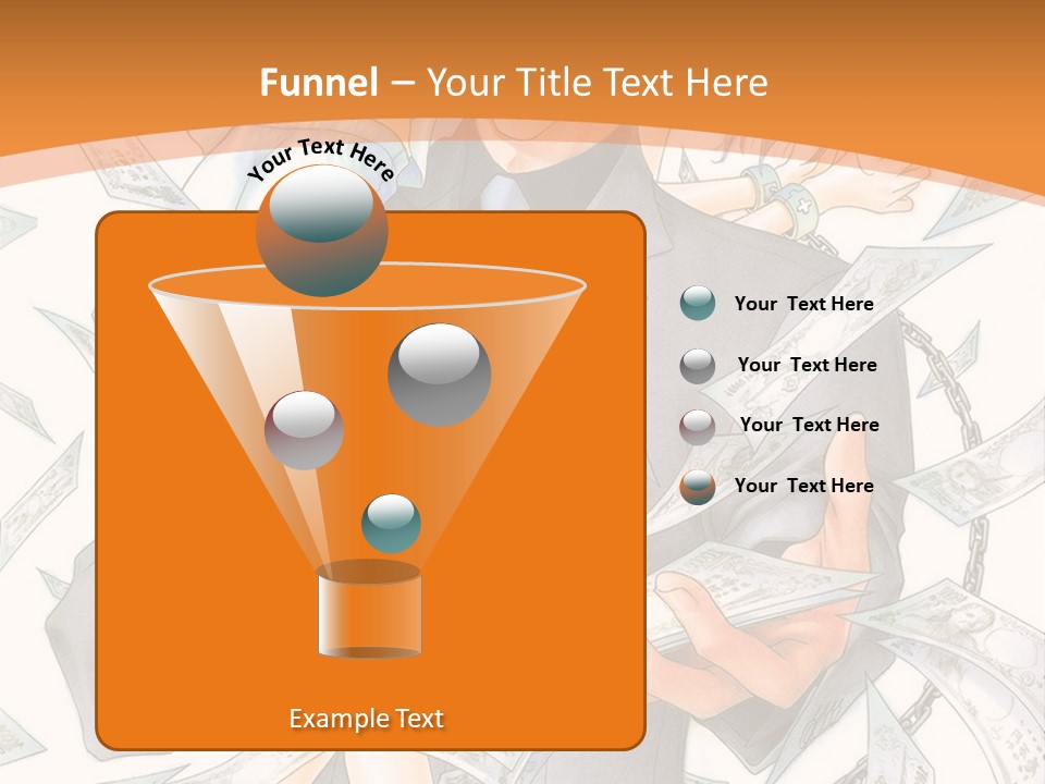 A Man And Woman Are Holding Money In Their Hands PowerPoint Template