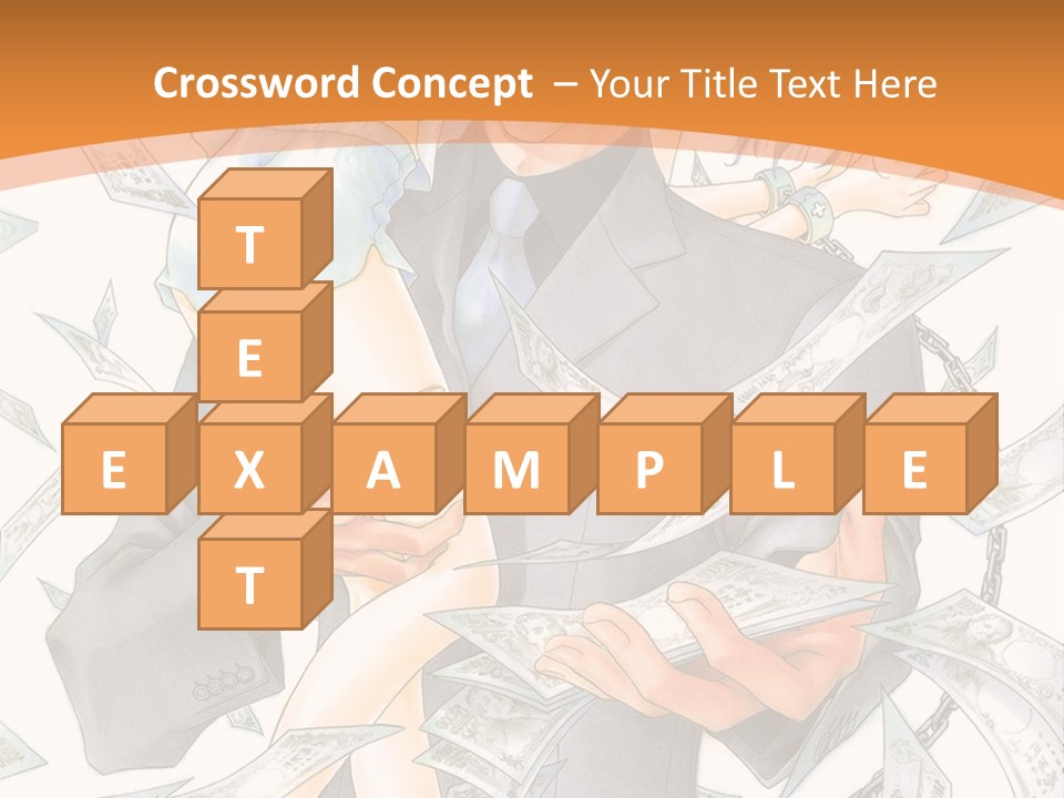 A Man And Woman Are Holding Money In Their Hands PowerPoint Template