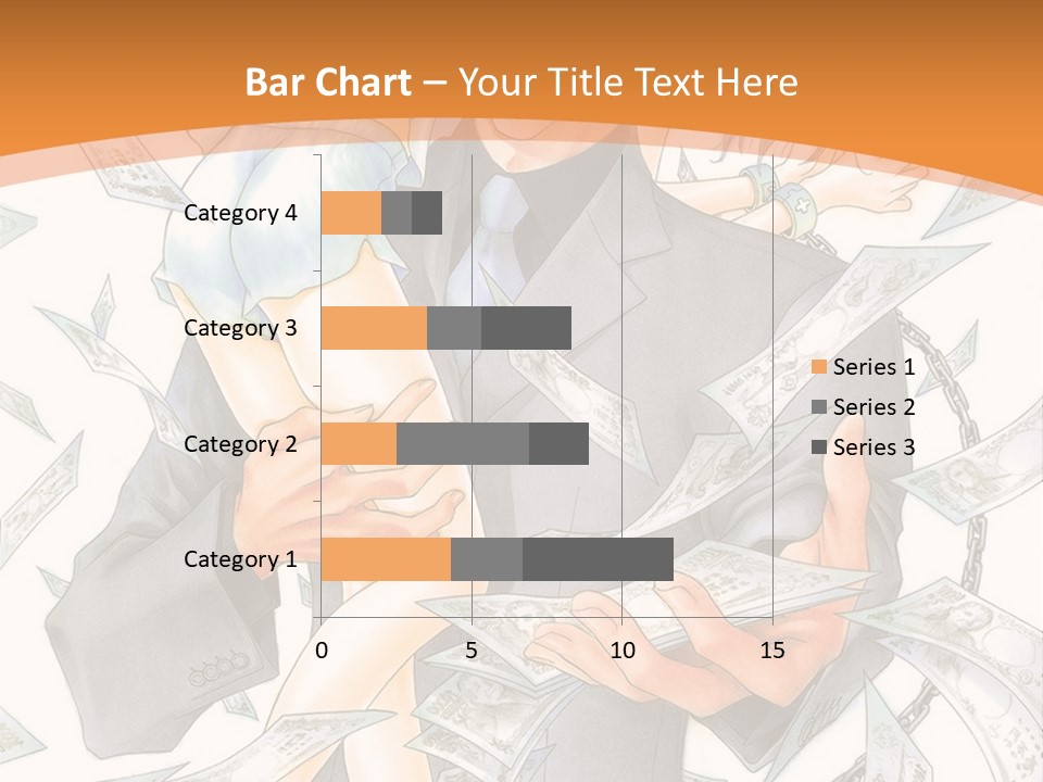A Man And Woman Are Holding Money In Their Hands PowerPoint Template
