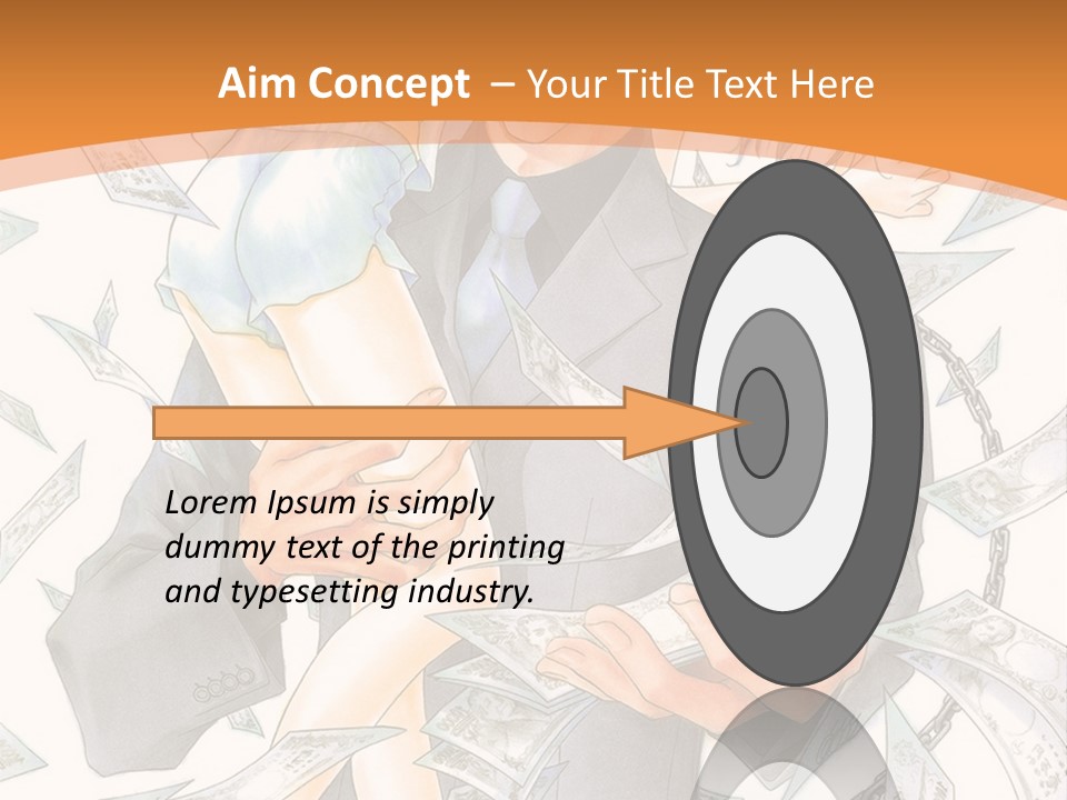 A Man And Woman Are Holding Money In Their Hands PowerPoint Template