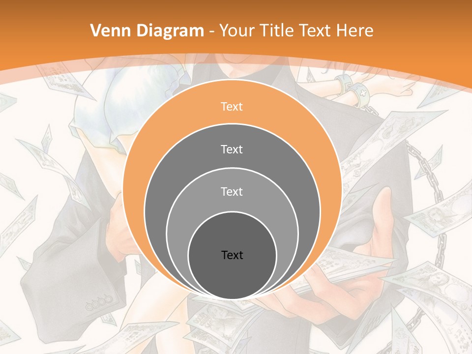 A Man And Woman Are Holding Money In Their Hands PowerPoint Template