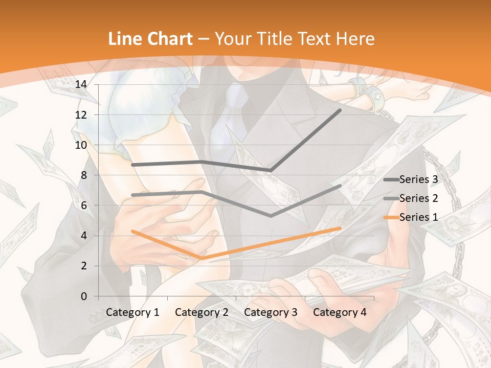 A Man And Woman Are Holding Money In Their Hands PowerPoint Template