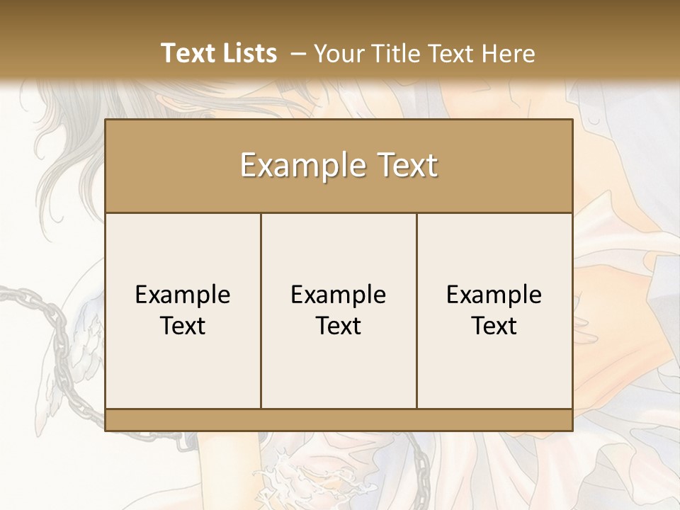 A Man And A Woman Are Hugging In Front Of A Brown Background PowerPoint Template