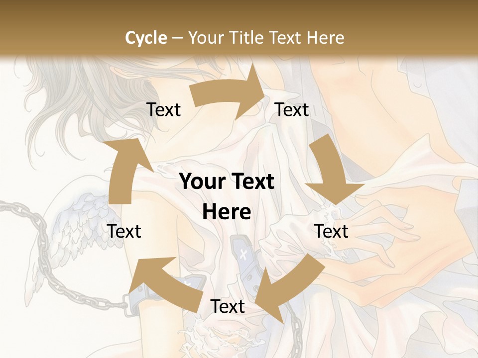 A Man And A Woman Are Hugging In Front Of A Brown Background PowerPoint Template