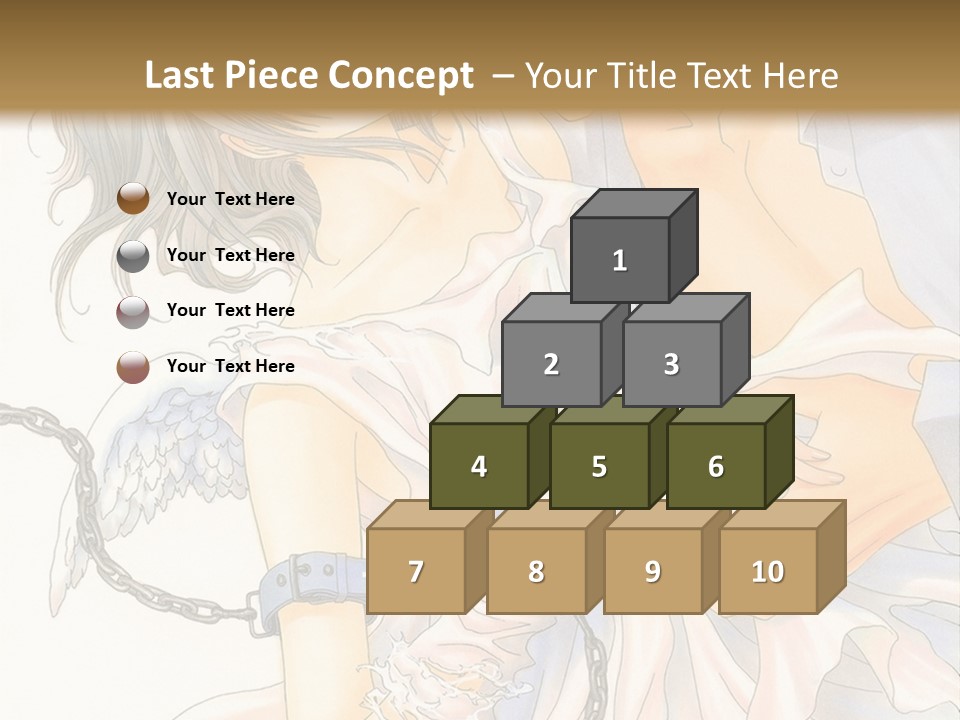 A Man And A Woman Are Hugging In Front Of A Brown Background PowerPoint Template