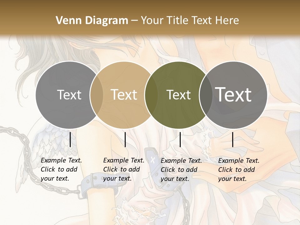 A Man And A Woman Are Hugging In Front Of A Brown Background PowerPoint Template