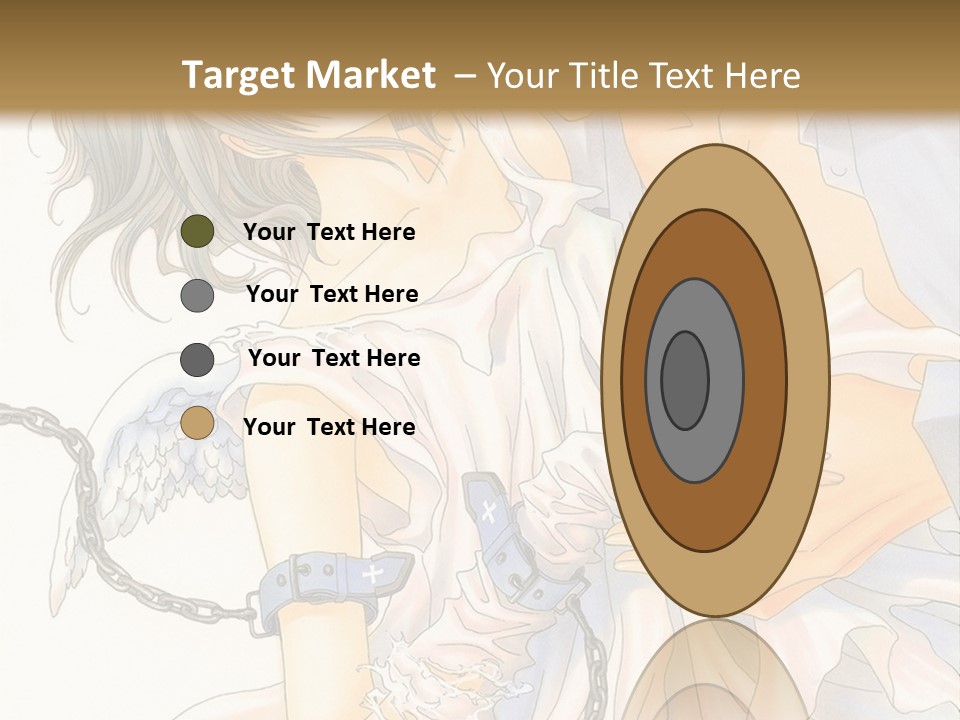 A Man And A Woman Are Hugging In Front Of A Brown Background PowerPoint Template