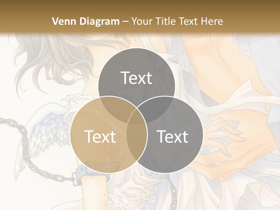 A Man And A Woman Are Hugging In Front Of A Brown Background PowerPoint Template