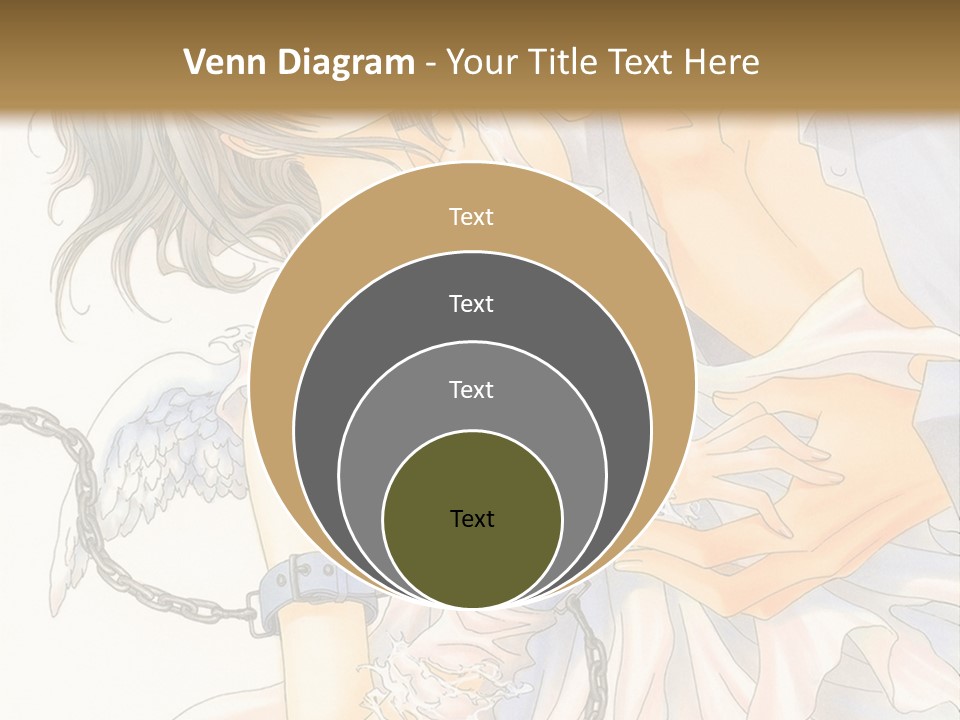 A Man And A Woman Are Hugging In Front Of A Brown Background PowerPoint Template