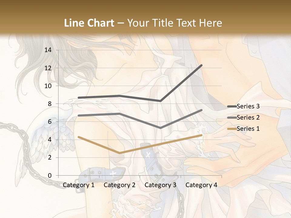 A Man And A Woman Are Hugging In Front Of A Brown Background PowerPoint Template