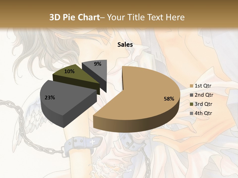 A Man And A Woman Are Hugging In Front Of A Brown Background PowerPoint Template