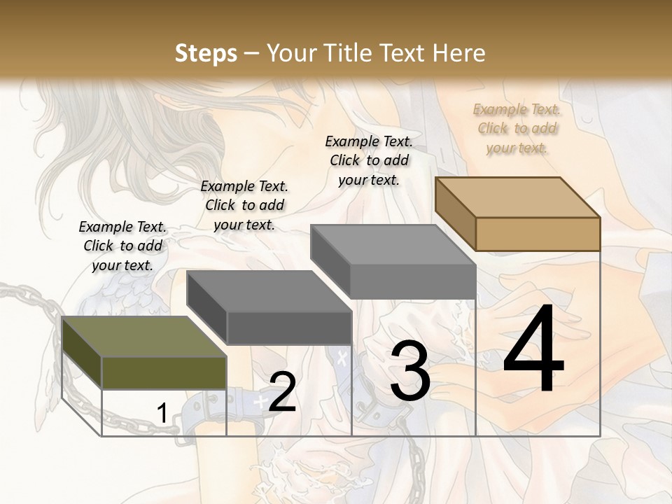 A Man And A Woman Are Hugging In Front Of A Brown Background PowerPoint Template