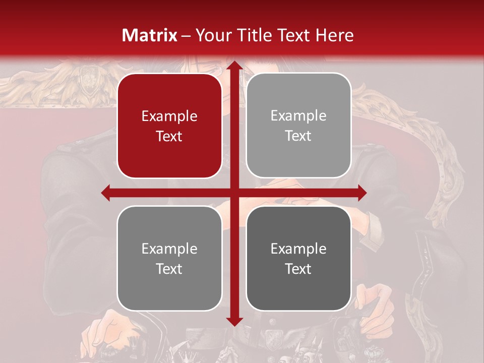 A Couple Of People Playing Chess On A Table PowerPoint Template