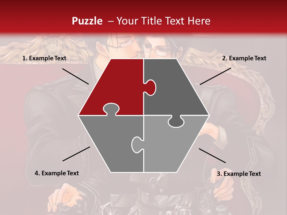 A Couple Of People Playing Chess On A Table PowerPoint Template