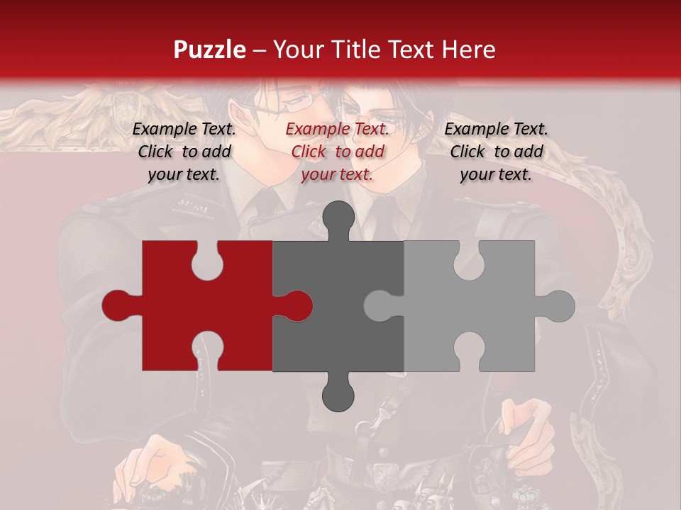 A Couple Of People Playing Chess On A Table PowerPoint Template