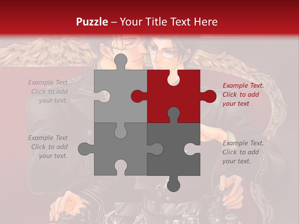 A Couple Of People Playing Chess On A Table PowerPoint Template