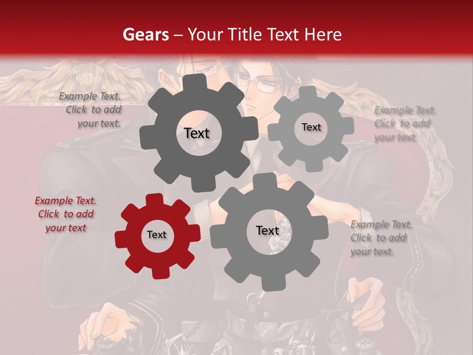 A Couple Of People Playing Chess On A Table PowerPoint Template