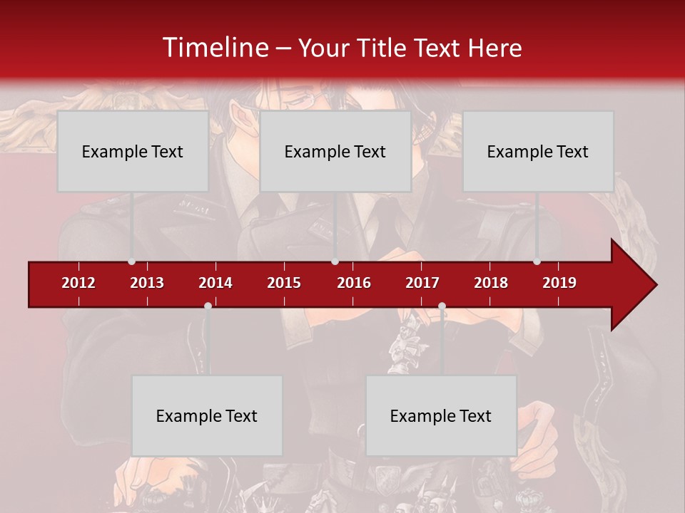 A Couple Of People Playing Chess On A Table PowerPoint Template
