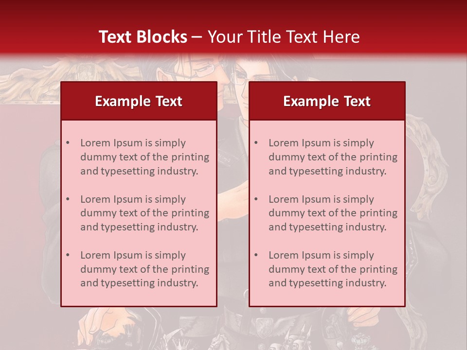 A Couple Of People Playing Chess On A Table PowerPoint Template