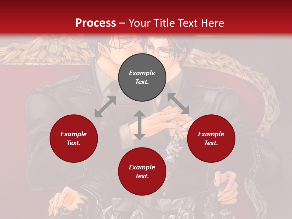 A Couple Of People Playing Chess On A Table PowerPoint Template