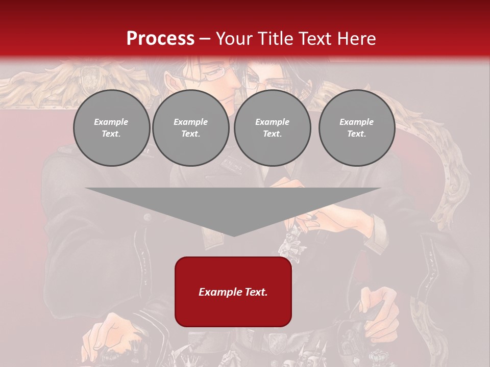 A Couple Of People Playing Chess On A Table PowerPoint Template