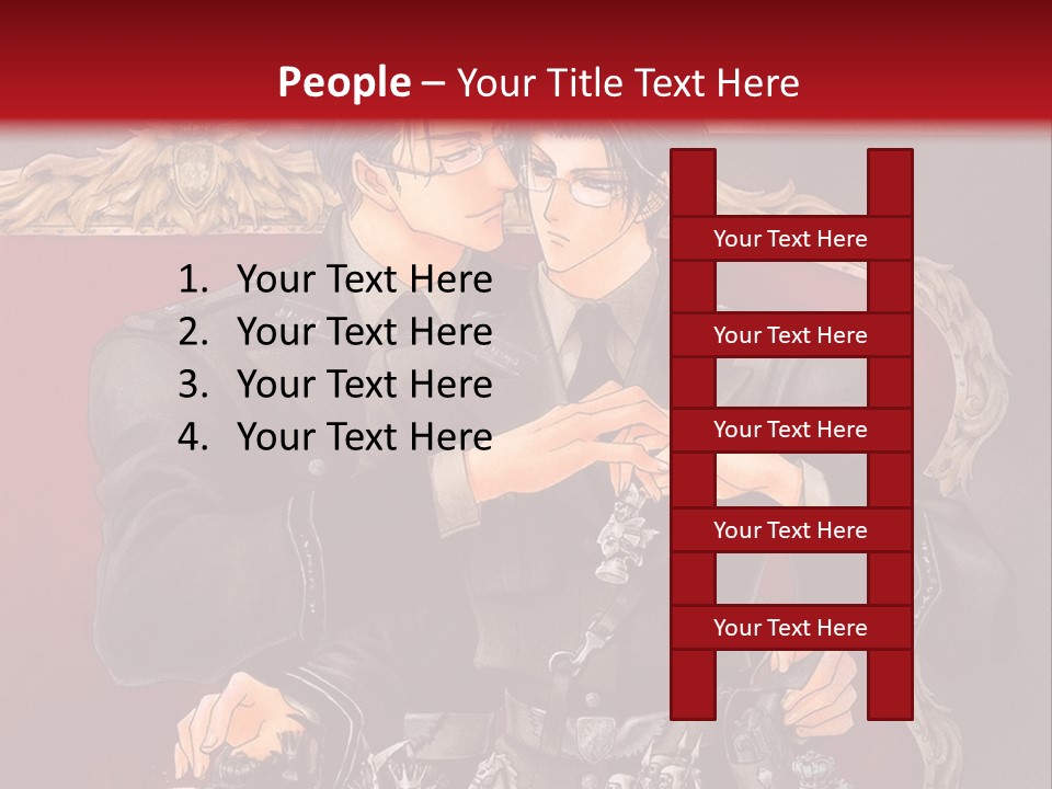 A Couple Of People Playing Chess On A Table PowerPoint Template