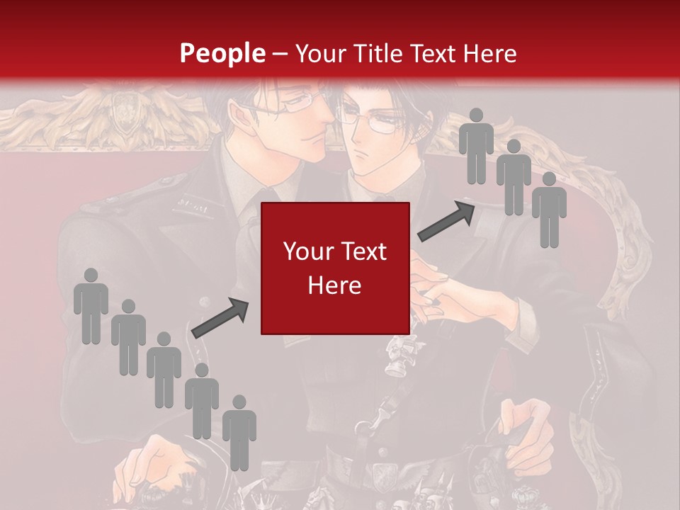 A Couple Of People Playing Chess On A Table PowerPoint Template