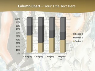 A Couple Of Anime Characters Standing Next To Each Other PowerPoint Template