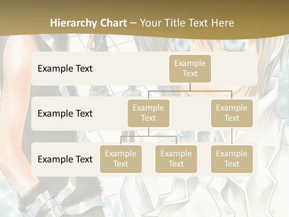 A Couple Of Anime Characters Standing Next To Each Other PowerPoint Template