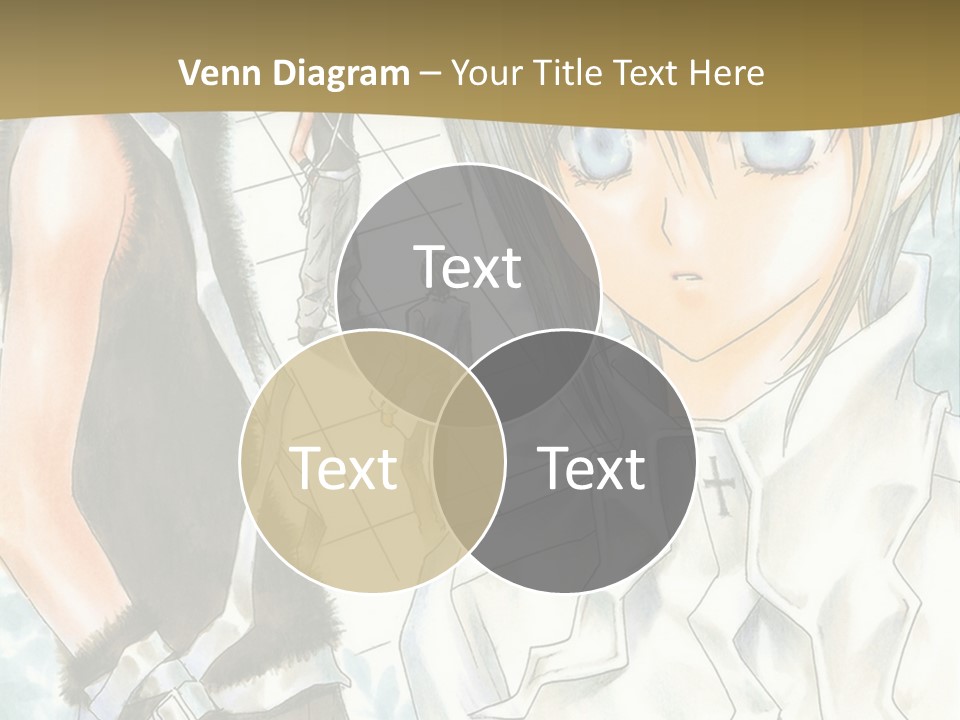 A Couple Of Anime Characters Standing Next To Each Other PowerPoint Template