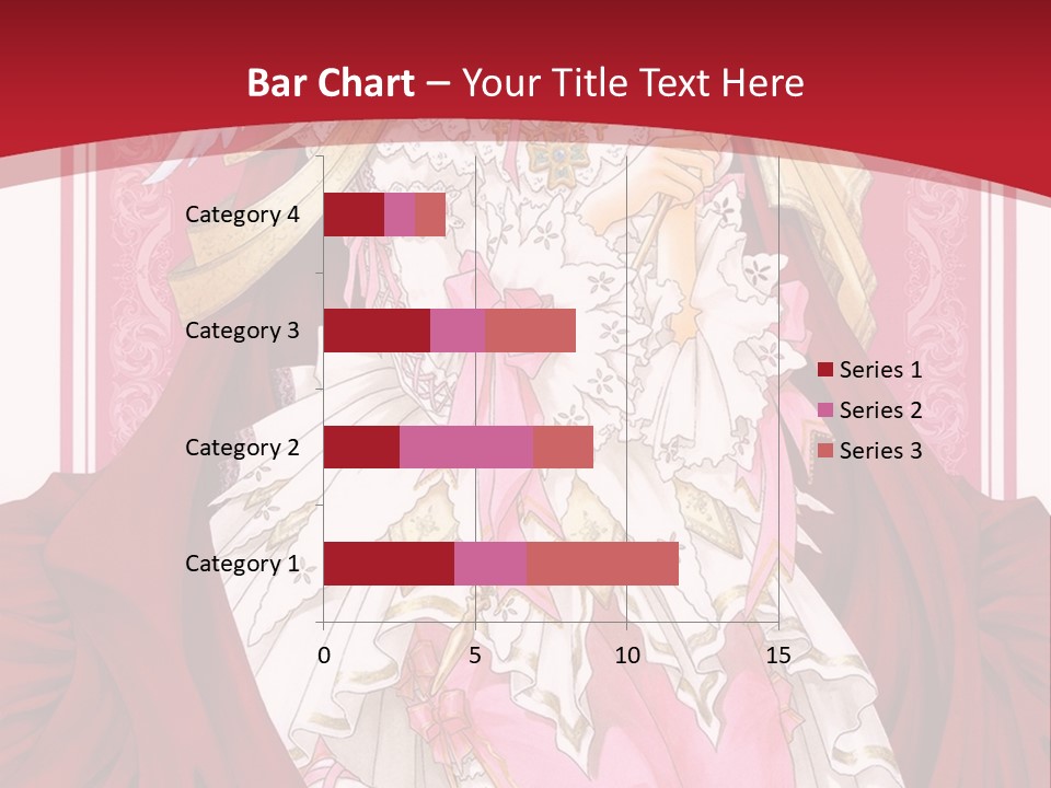 A Woman In A Red Dress With Angel Wings PowerPoint Template