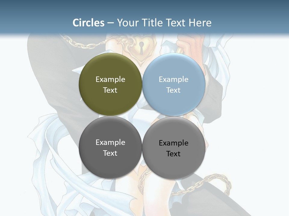 A Man And A Woman Are Holding Each Other PowerPoint Template