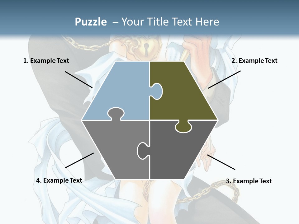 A Man And A Woman Are Holding Each Other PowerPoint Template