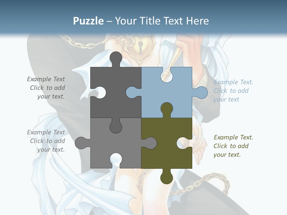 A Man And A Woman Are Holding Each Other PowerPoint Template