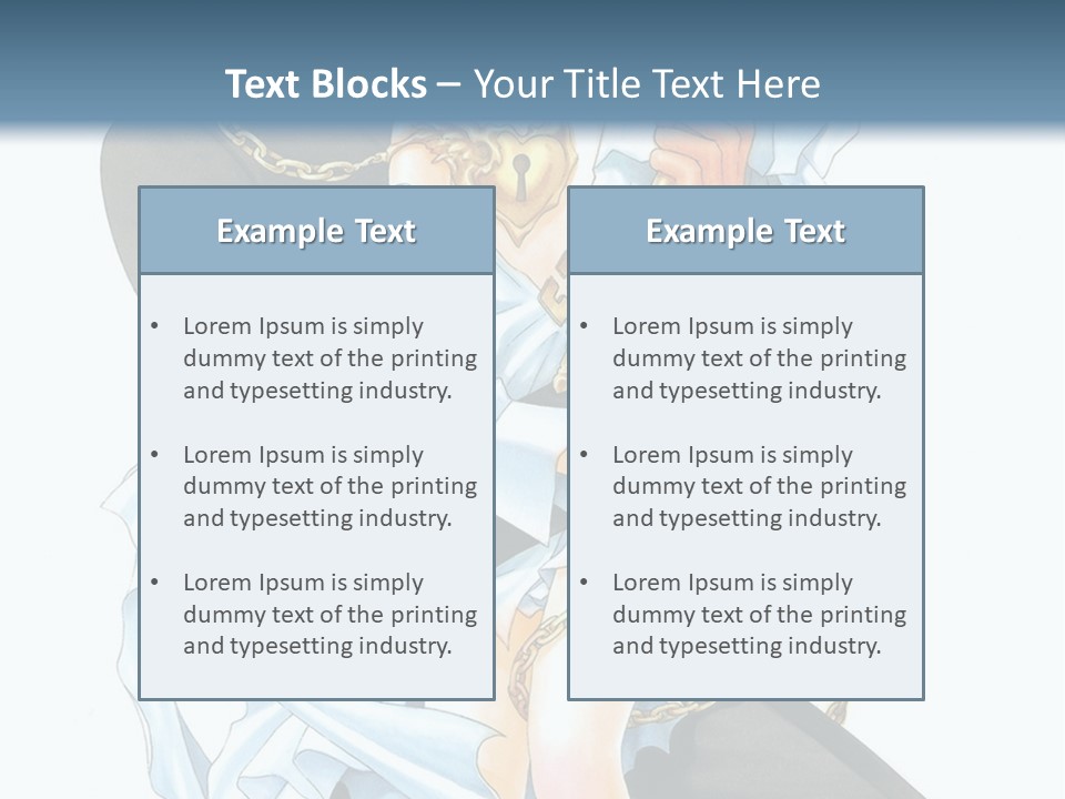 A Man And A Woman Are Holding Each Other PowerPoint Template