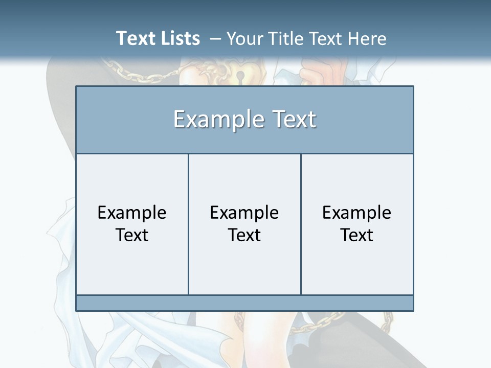 A Man And A Woman Are Holding Each Other PowerPoint Template