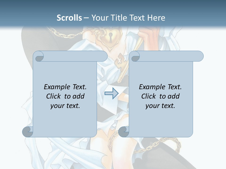 A Man And A Woman Are Holding Each Other PowerPoint Template