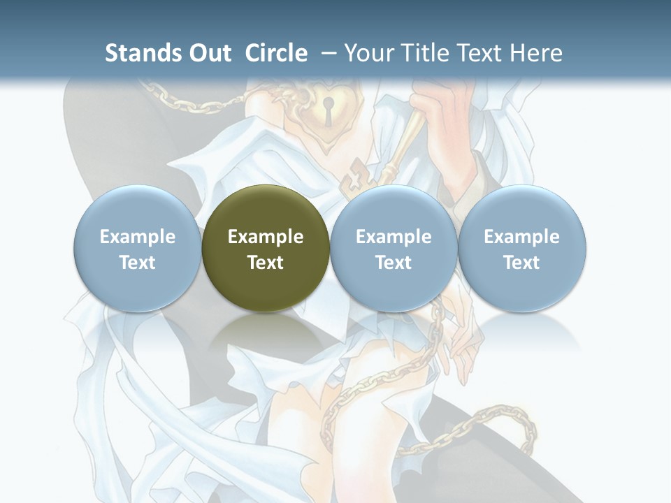 A Man And A Woman Are Holding Each Other PowerPoint Template