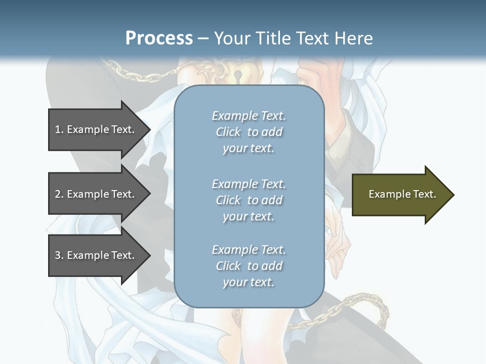 A Man And A Woman Are Holding Each Other PowerPoint Template