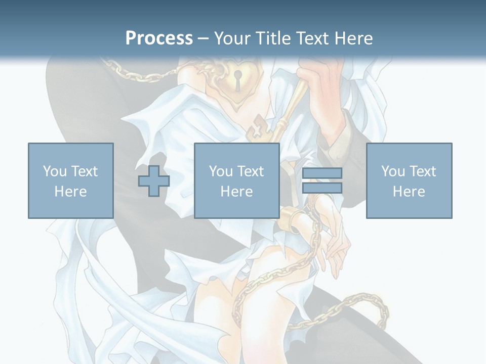 A Man And A Woman Are Holding Each Other PowerPoint Template